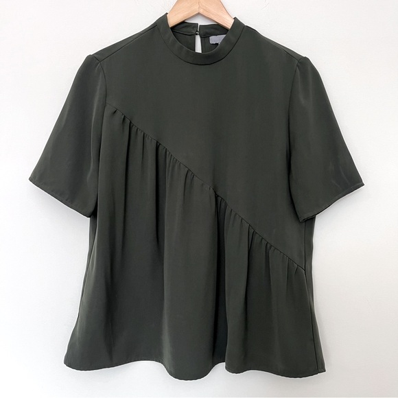 Vintage Tops - Vintage Olive Green Blouse